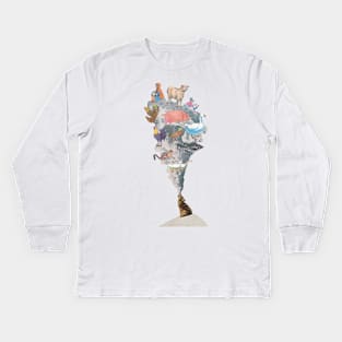 Big Bad Wolf Kids Long Sleeve T-Shirt